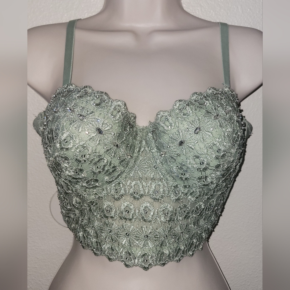 Reigning Lace Bustier Top
